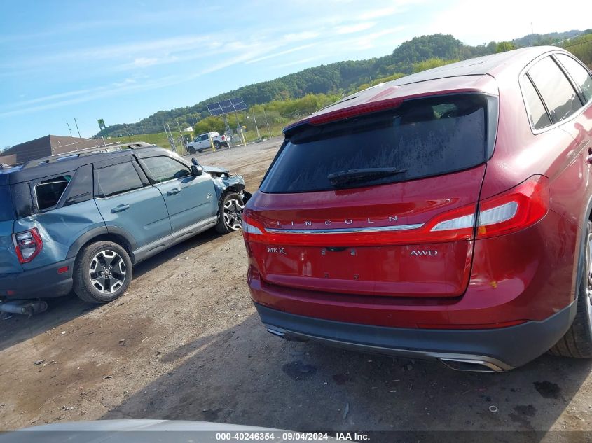 2016 Lincoln Mkx Reserve VIN: 2LMTJ8LR9GBL84159 Lot: 40246354