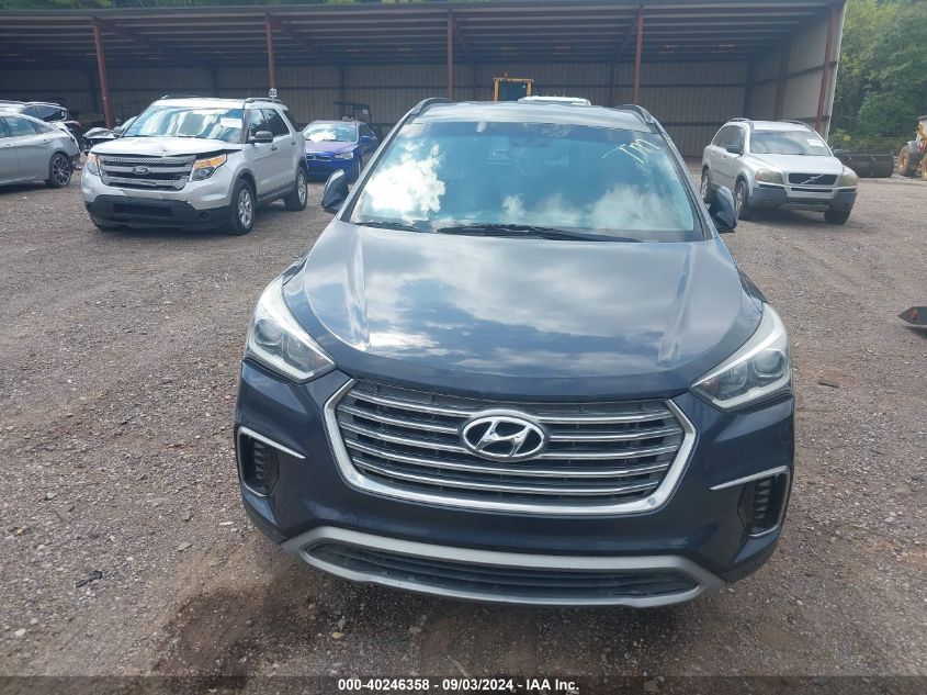 2017 Hyundai Santa Fe Se VIN: KM8SM4HF2HU168915 Lot: 40246358