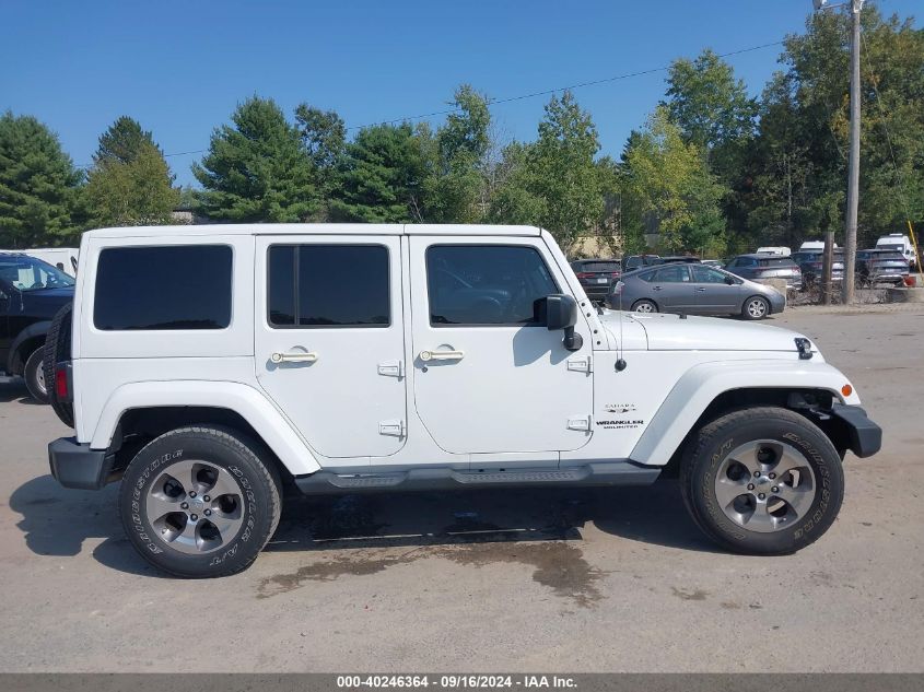 2017 Jeep Wrangler Unlimited Sahara 4X4 VIN: 1C4BJWEG6HL751371 Lot: 40246364