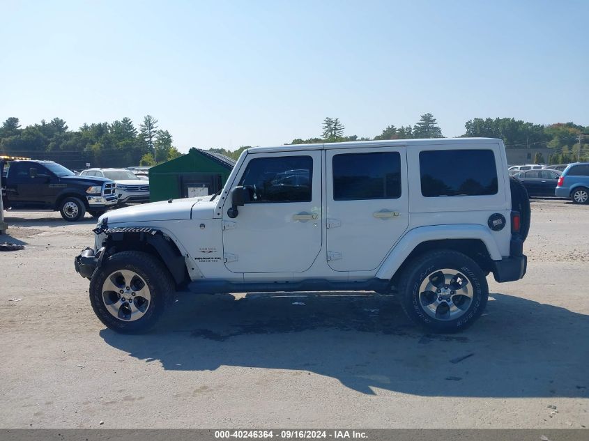 2017 Jeep Wrangler Unlimited Sahara 4X4 VIN: 1C4BJWEG6HL751371 Lot: 40246364