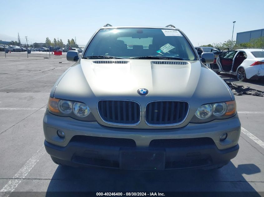 2006 BMW X5 3.0I VIN: 5UXFA135X6LY43195 Lot: 40246400