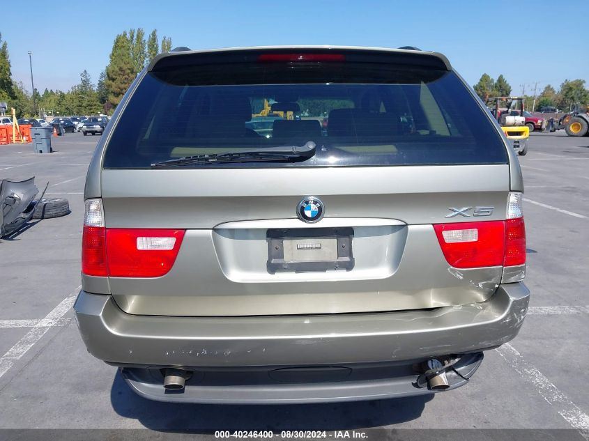 2006 BMW X5 3.0I VIN: 5UXFA135X6LY43195 Lot: 40246400