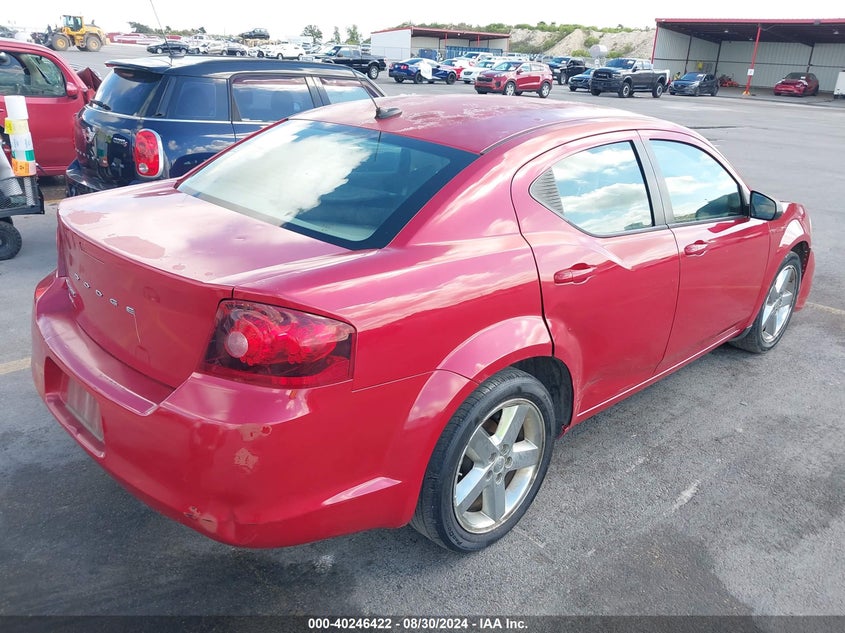 2013 DODGE AVENGER SE - 1C3CDZAB9DN616914