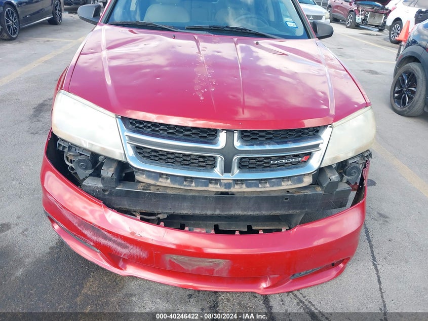 2013 DODGE AVENGER SE - 1C3CDZAB9DN616914