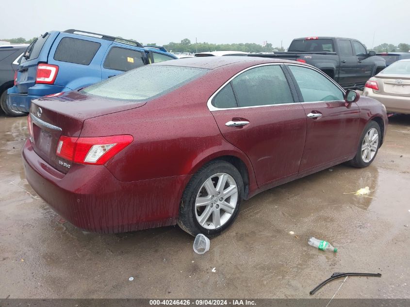 2008 Lexus Es 350 350 VIN: JTHBJ46G582192368 Lot: 40246426