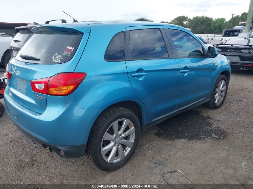 2014 Mitsubishi Outlander Sport Es VIN: 4A4AP3AUXEE029897 Lot: 40246430