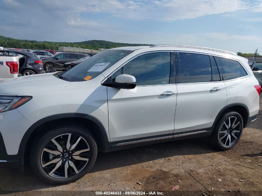 2022 Honda Pilot Awd Elite VIN: 5FNYF6H08NB025875 Lot: 40246433