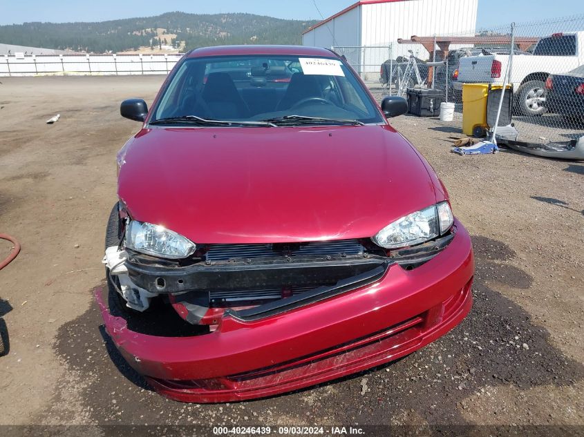 1999 Mitsubishi Mirage De VIN: JA3AY11A9XU001143 Lot: 40246439