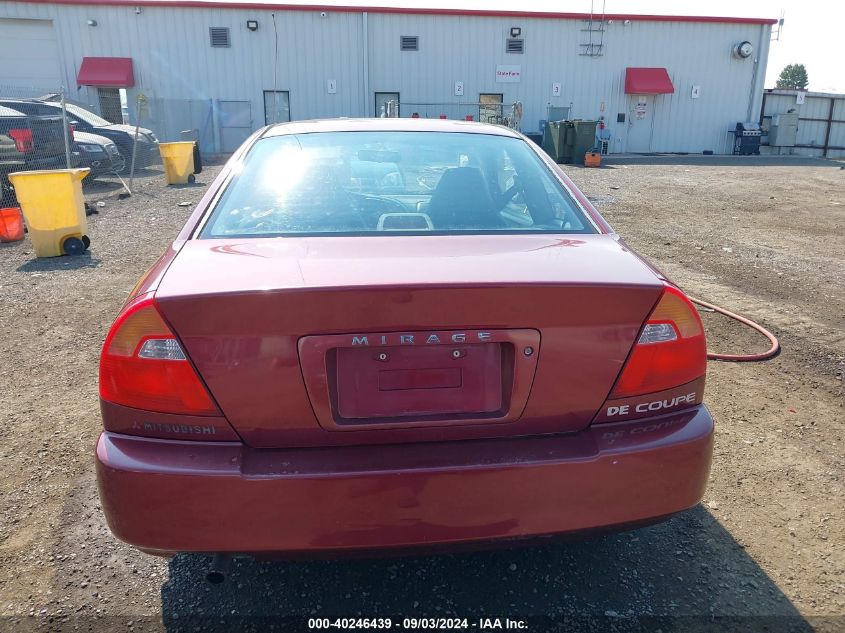 1999 Mitsubishi Mirage De VIN: JA3AY11A9XU001143 Lot: 40246439