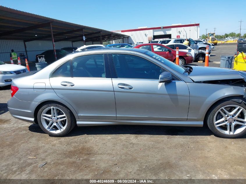 2013 Mercedes-Benz C 350 Sport VIN: WDDGF5HB5DG095464 Lot: 40246509