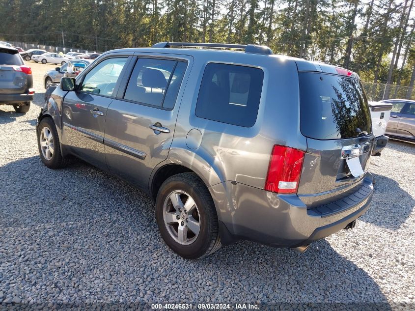 2011 Honda Pilot Ex-L VIN: 5FNYF4H53BB078091 Lot: 40246531