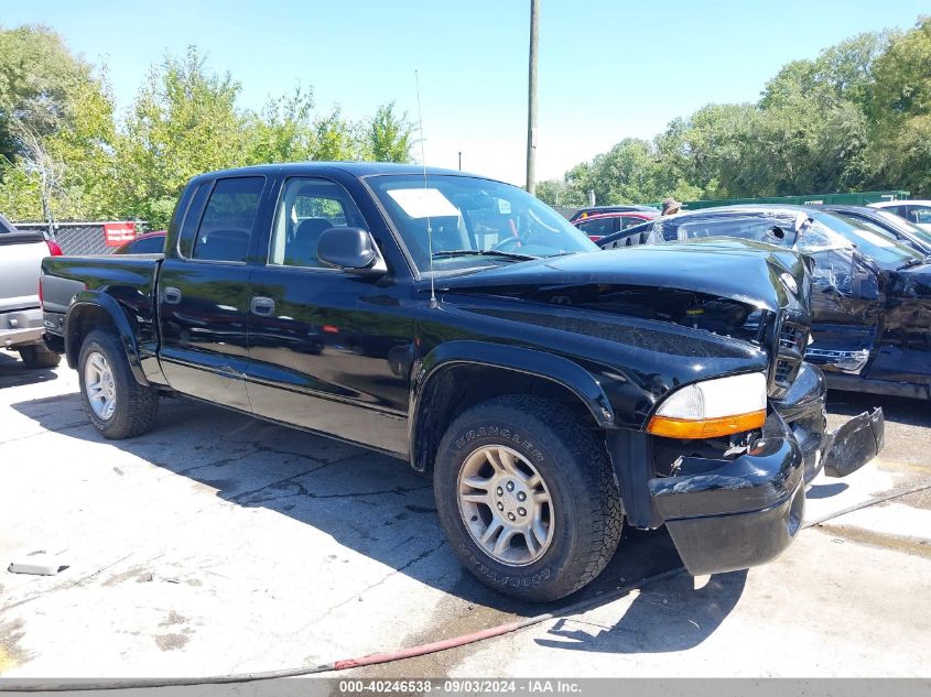 2002 Dodge Dakota Sport VIN: 1B7HL38NX2S661327 Lot: 40246538