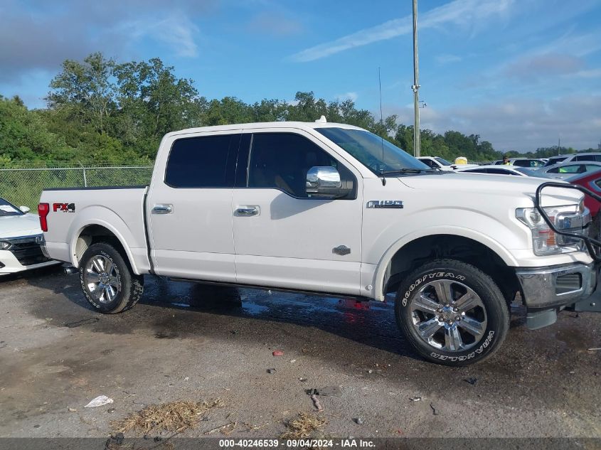 2019 Ford F-150 King Ranch VIN: 1FTEW1E50KFD32891 Lot: 40246539