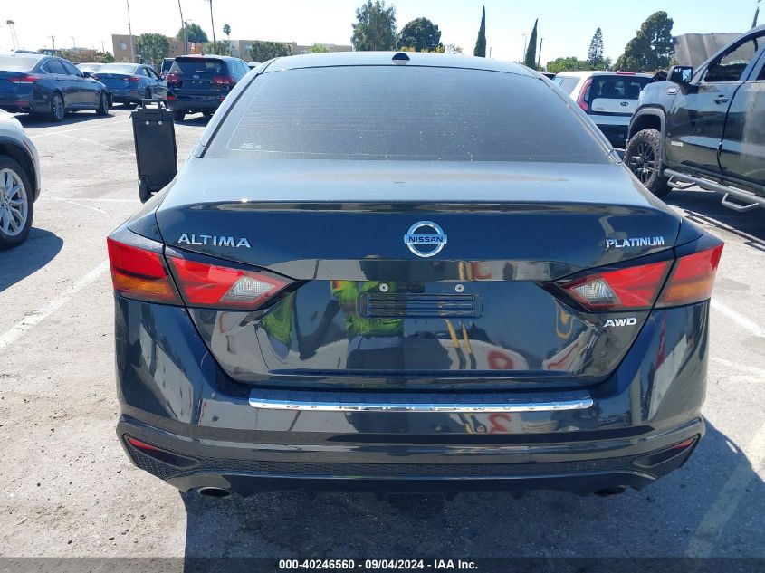 2021 Nissan Altima Platinum VIN: 1N4BL4FW4MN315899 Lot: 40246560