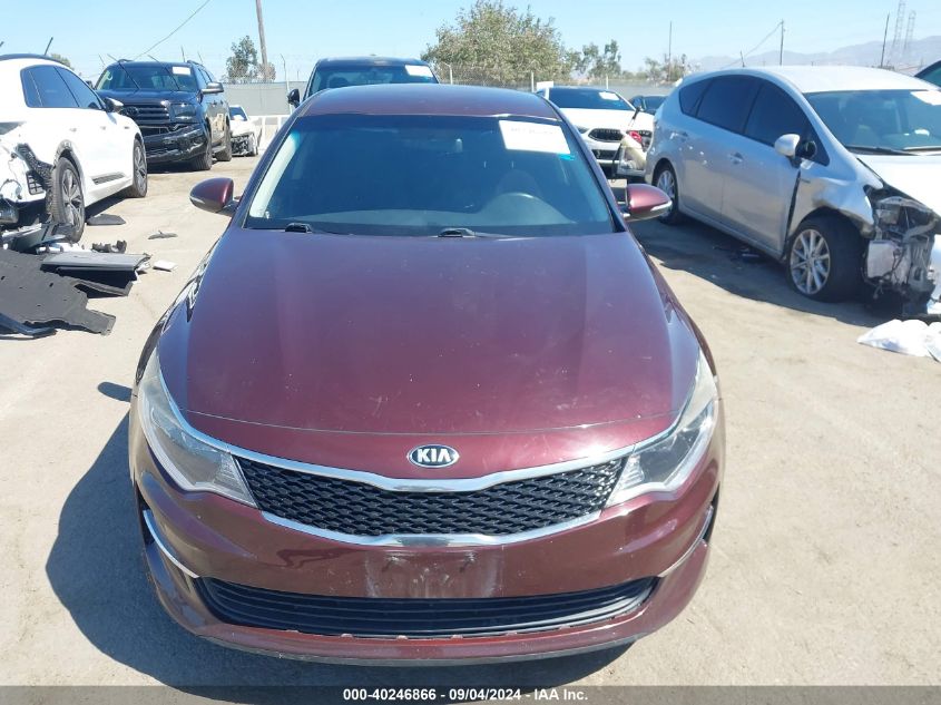 2018 Kia Optima Lx VIN: 5XXGT4L39JG184423 Lot: 40246866