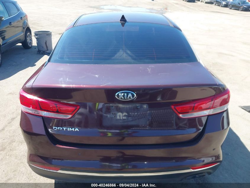 2018 Kia Optima Lx VIN: 5XXGT4L39JG184423 Lot: 40246866