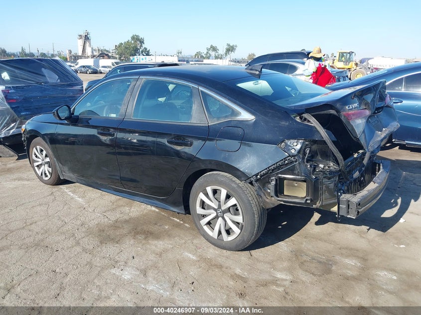VIN 2HGFE2F24NH518097 2022 HONDA CIVIC LX