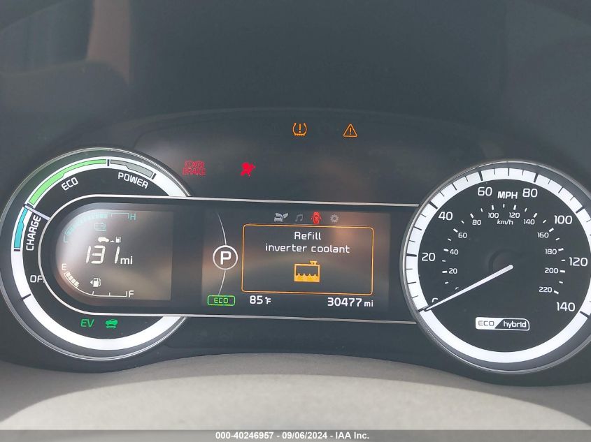 2019 Kia Niro Lx VIN: KNDCB3LC0K5316986 Lot: 40246957