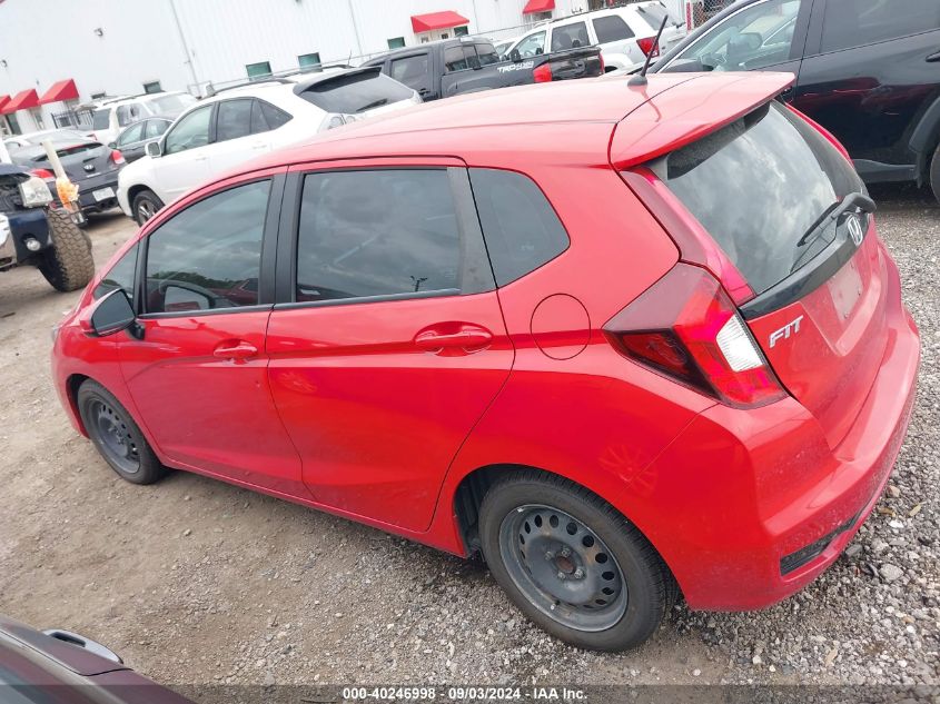 2019 Honda Fit Lx VIN: 3HGGK5H45KM744434 Lot: 40246998