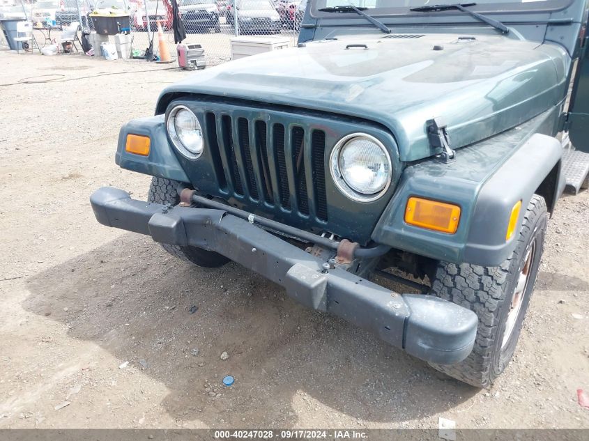 2003 Jeep Wrangler X VIN: 1J4FA39S63P377323 Lot: 40247028