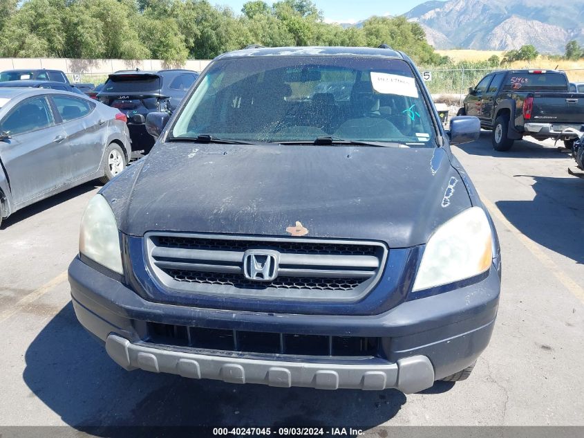 2004 Honda Pilot Ex VIN: 2HKYF18494H551096 Lot: 40247045