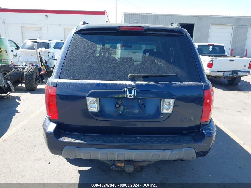 2004 Honda Pilot Ex VIN: 2HKYF18494H551096 Lot: 40247045