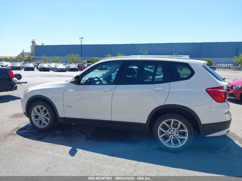 2012 BMW X3 xDrive35I VIN: 5UXWX7C54CL737256 Lot: 40247061