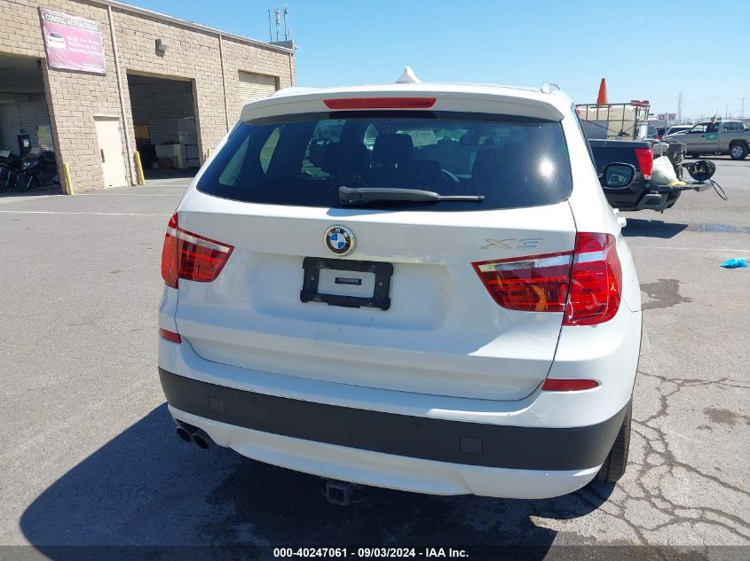 2012 BMW X3 xDrive35I VIN: 5UXWX7C54CL737256 Lot: 40247061