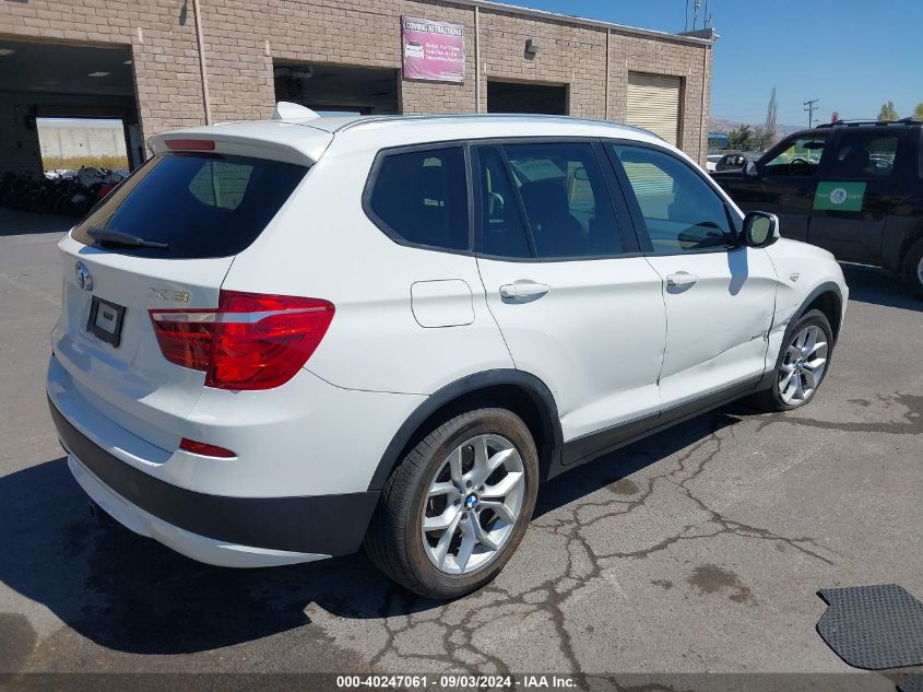 2012 BMW X3 xDrive35I VIN: 5UXWX7C54CL737256 Lot: 40247061