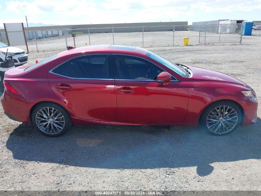 2014 Lexus Is 250 VIN: JTHBF1D2XE5014019 Lot: 40247071