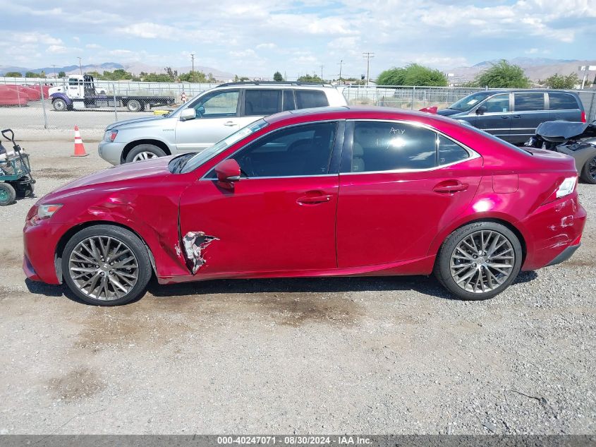 2014 Lexus Is 250 VIN: JTHBF1D2XE5014019 Lot: 40247071