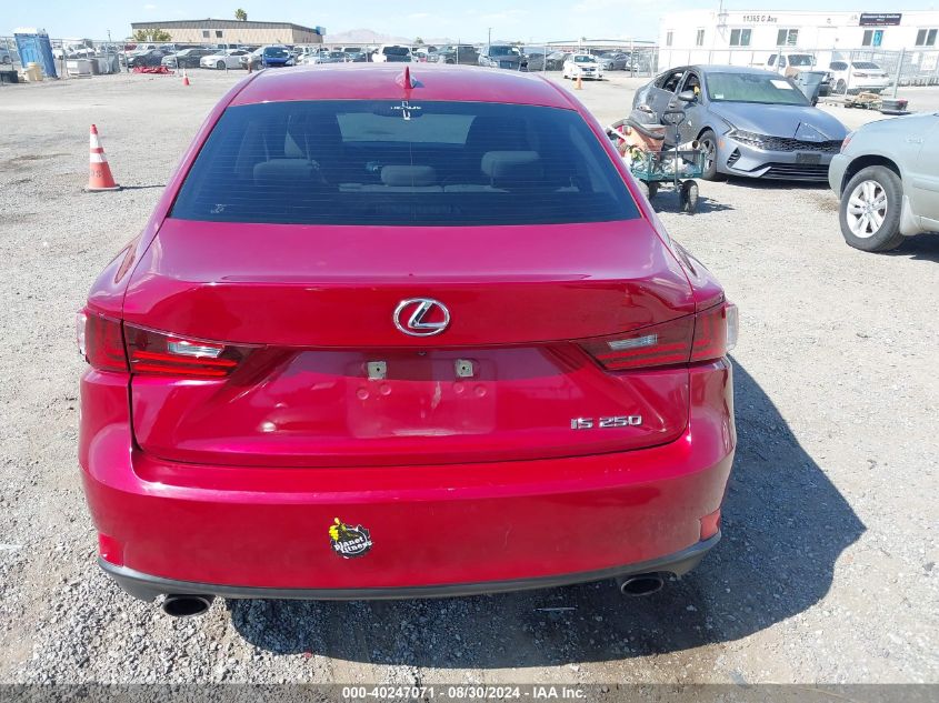 2014 Lexus Is 250 VIN: JTHBF1D2XE5014019 Lot: 40247071