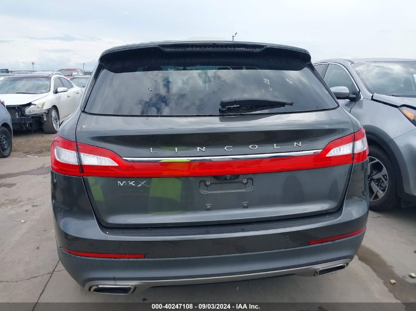 2018 Lincoln Mkx Reserve VIN: 2LMPJ6LR8JBL23107 Lot: 40247108