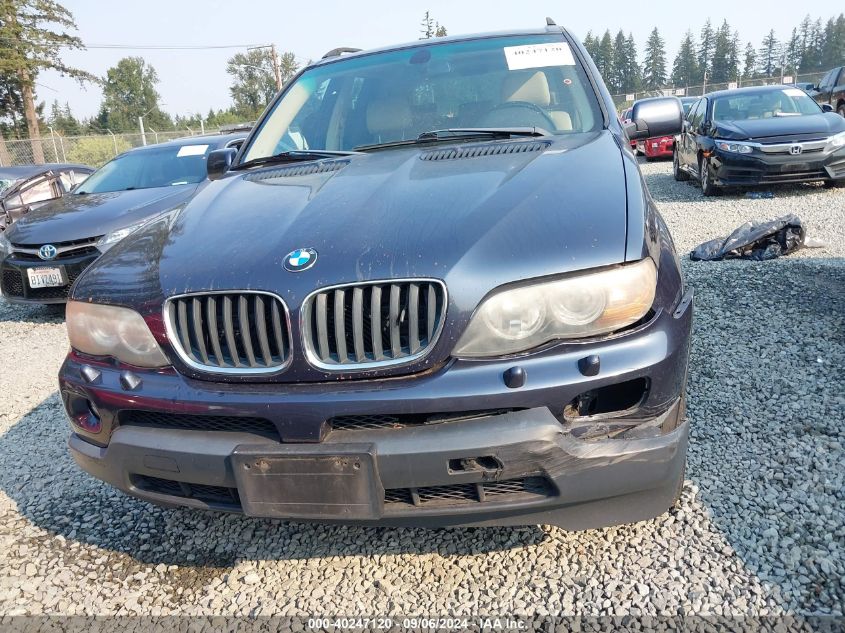 2006 BMW X5 3.0I VIN: 5UXFA13586LY34463 Lot: 40247120