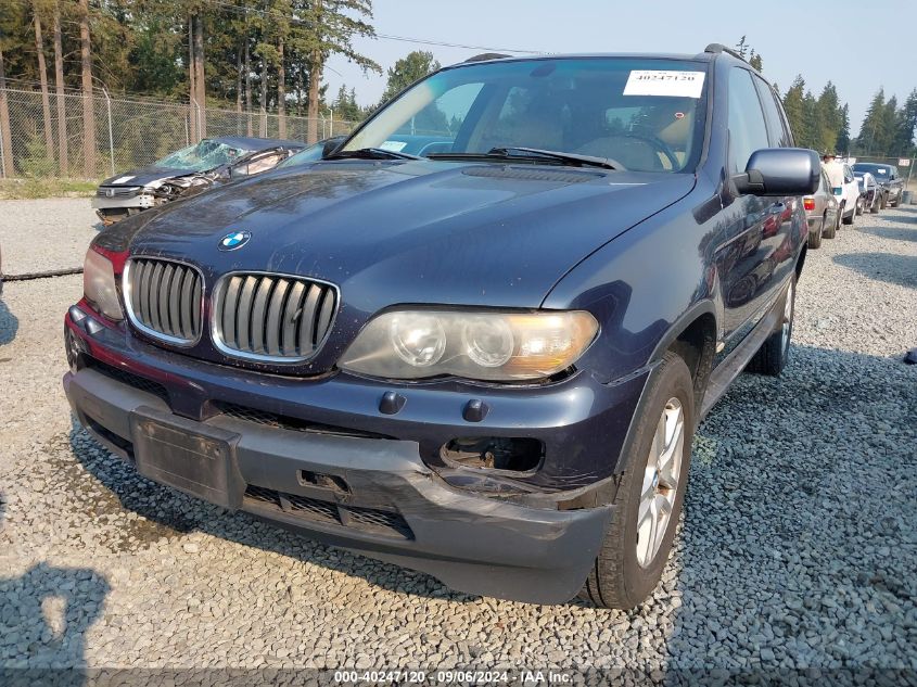 2006 BMW X5 3.0I VIN: 5UXFA13586LY34463 Lot: 40247120