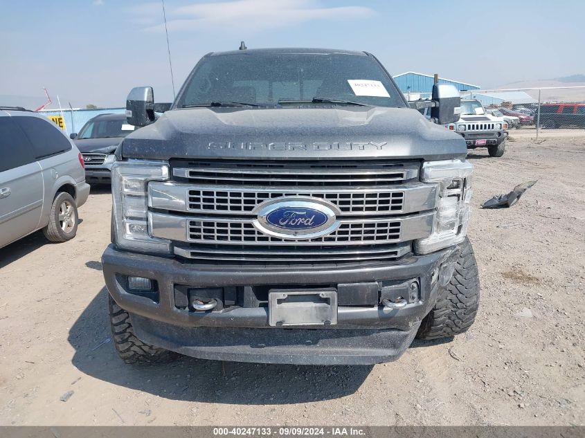 2019 Ford F-350 Platinum VIN: 1FT8W3BT9KEG77273 Lot: 40247133