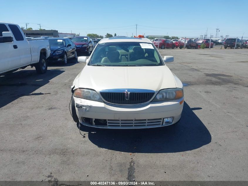 2000 Lincoln Ls V8 Auto VIN: 1LNHM87A3YY857426 Lot: 40247136