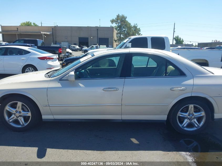 2000 Lincoln Ls V8 Auto VIN: 1LNHM87A3YY857426 Lot: 40247136