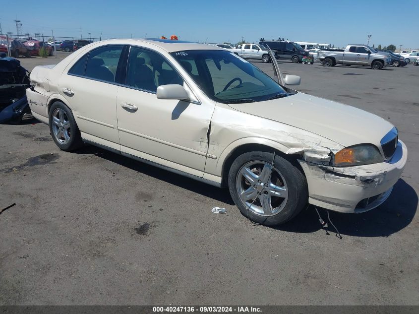 2000 Lincoln Ls V8 Auto VIN: 1LNHM87A3YY857426 Lot: 40247136