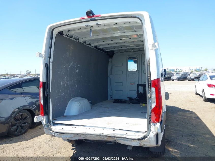 2022 Mercedes-Benz Sprinter 2500 Standard Roof I4 Diesel VIN: W1Y4DBHY2NT084500 Lot: 40247203