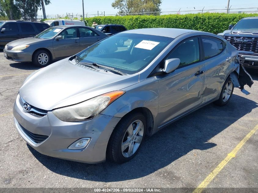 2012 Hyundai Elantra Gls (Ulsan Plant) VIN: KMHDH4AE0CU279521 Lot: 40247206