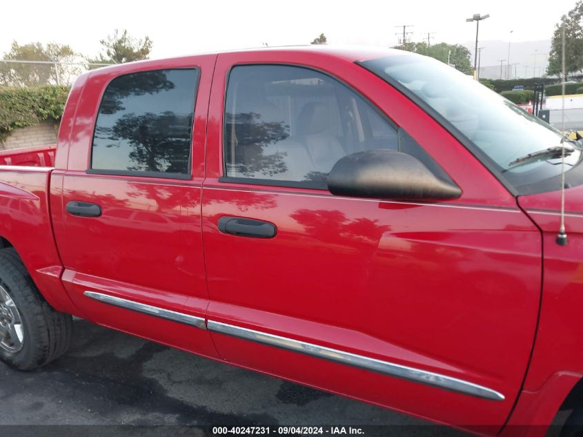 2006 Dodge Dakota Laramie VIN: 1D7HE58N46S644735 Lot: 40247231