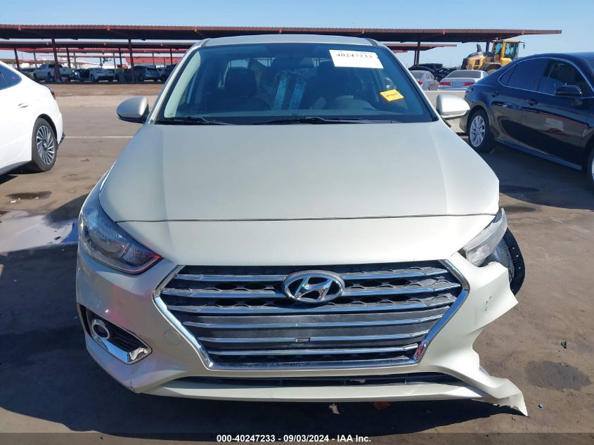 2019 Hyundai Accent Sel VIN: 3KPC24A34KE051082 Lot: 40247233