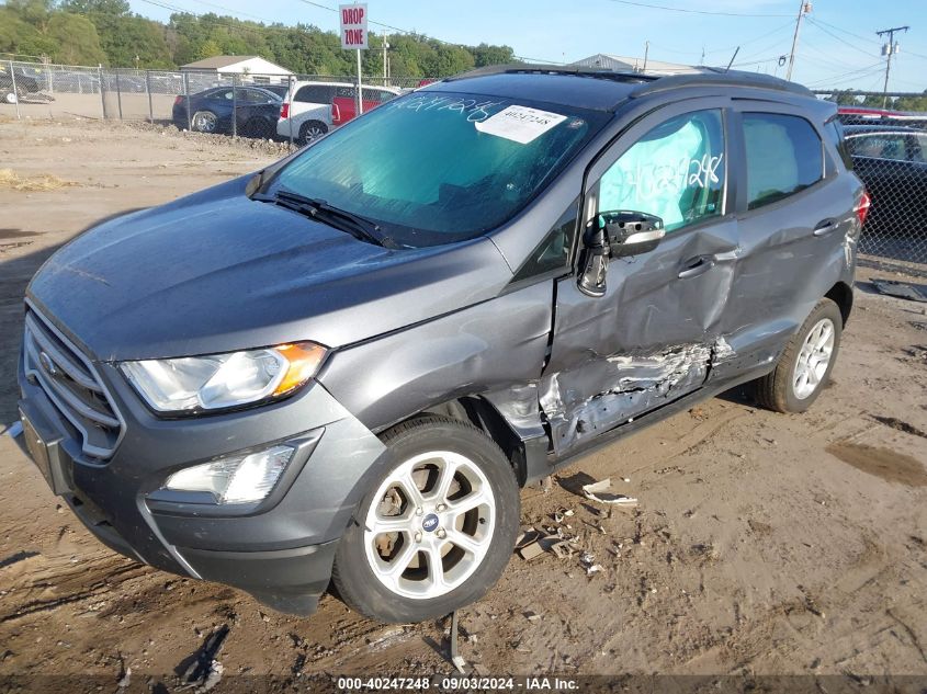 2019 Ford Ecosport Se VIN: MAJ6S3GL1KC265779 Lot: 40247248