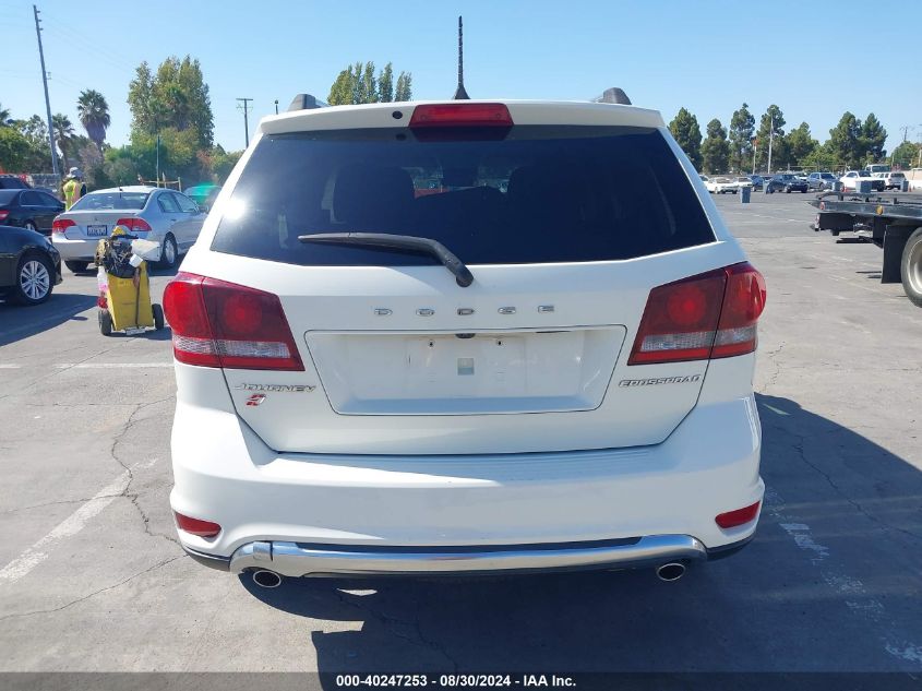 2018 Dodge Journey Crossroad Awd VIN: 3C4PDDGG6JT449376 Lot: 40247253