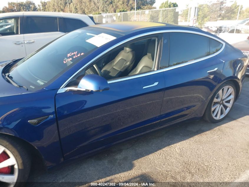 2018 Tesla Model 3 VIN: 5YJ3E1EB9JF146348 Lot: 40247302