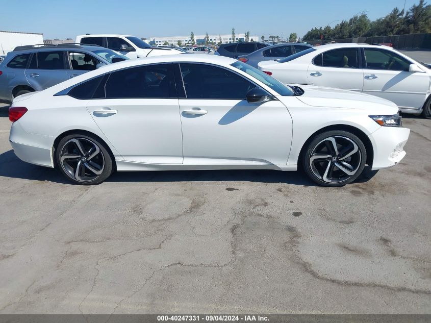 2022 Honda Accord Sport Special Edition VIN: 1HGCV1F41NA041528 Lot: 40247331