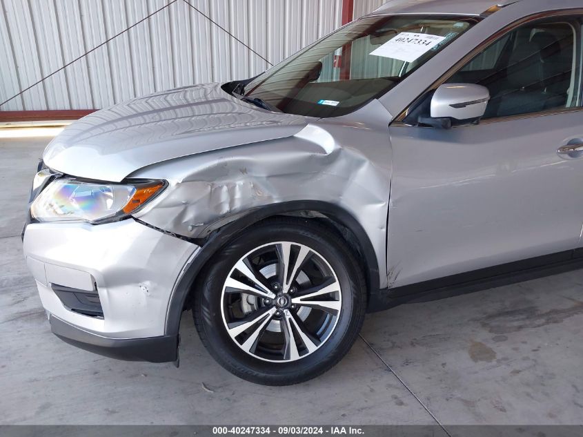 2019 Nissan Rogue Sv VIN: JN8AT2MT9KW262227 Lot: 40247334