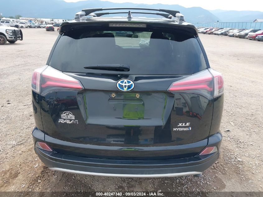 2016 Toyota Rav4 Hybrid Xle VIN: JTMRJREV6GD029759 Lot: 40247340