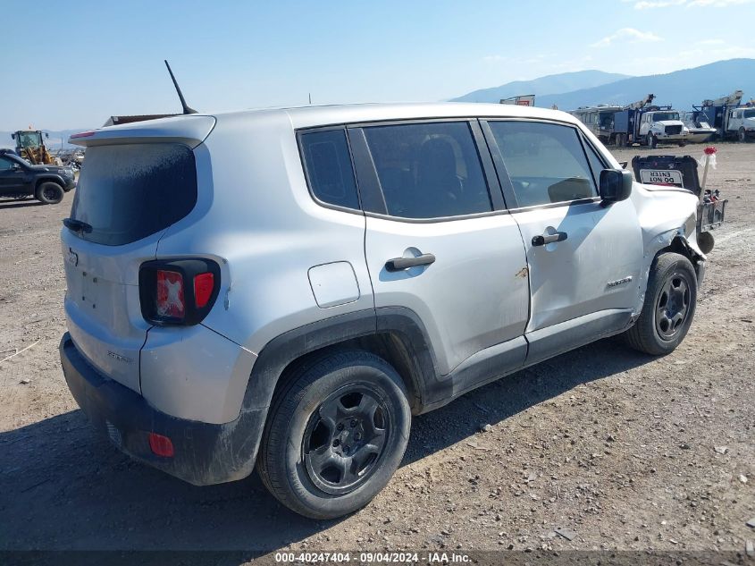 2015 Jeep Renegade Sport VIN: ZACCJAAH0FPB55610 Lot: 40247404